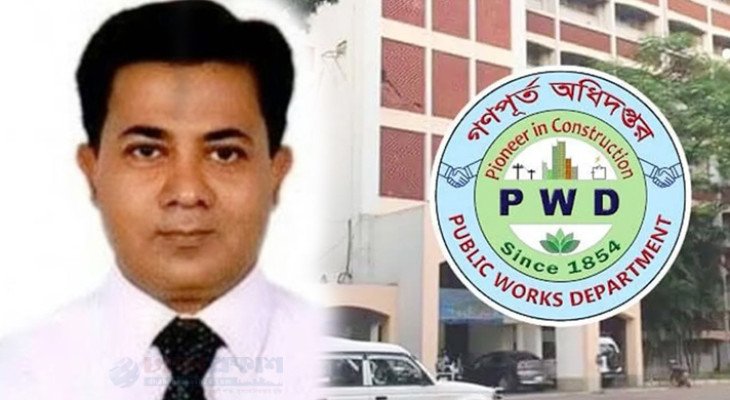 গণপূর্তের অতিরিক্ত প্রধান প্রকৌশলী মঈনুল ইসলামকে বাধ্যতামূলক অবসর